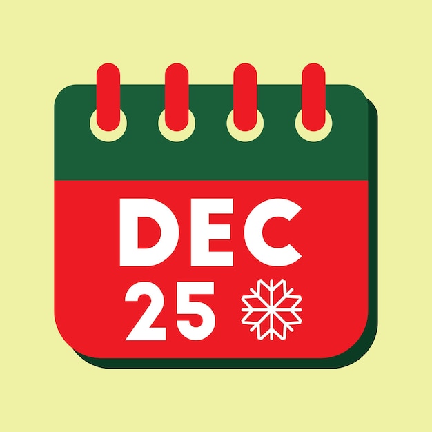 Conjunto de iconos navideños en estilo plano