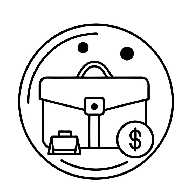 El conjunto de iconos de negocios y finanzas Ilustración vectorial aislada sobre fondo blanco