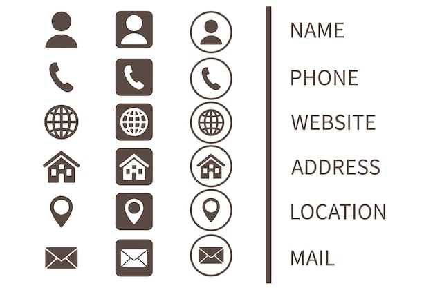 Conjunto de iconos para negocios en línea