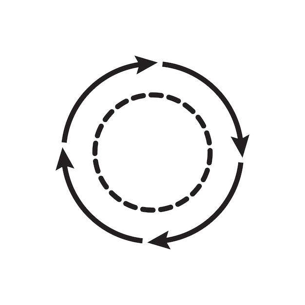 Conjunto de iconos de proceso secuencial Símbolo vectorial de patrón de procesamiento integrado simultáneo en un estilo StepbyStep lleno y delineado en negro