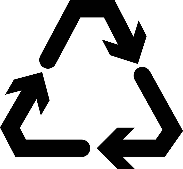 Vector conjunto de iconos de reciclaje ecología símbolos de gestión ecológica y ambiental imágenes vectoriales aisladas