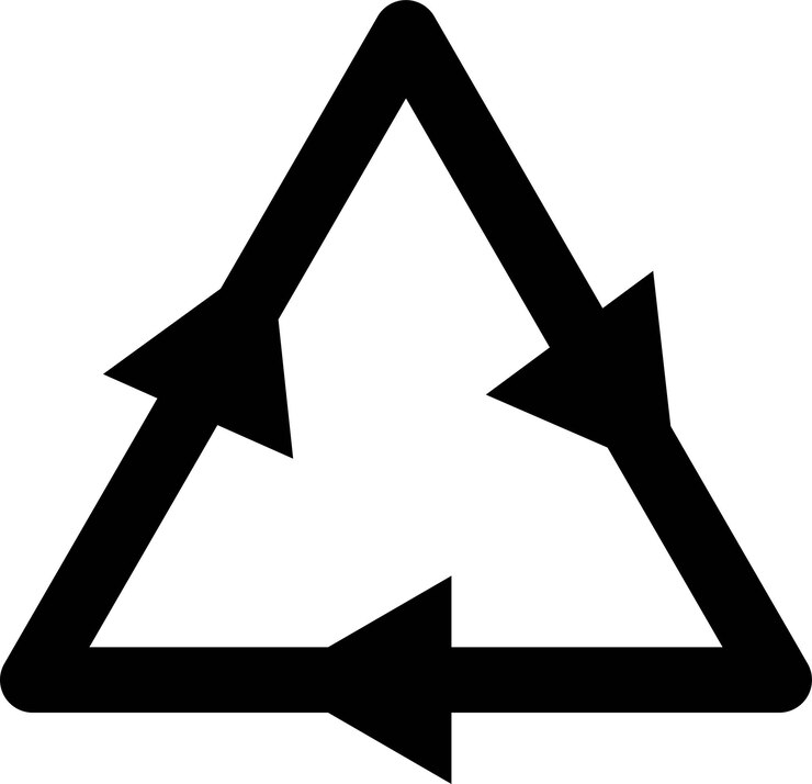 Vector conjunto de iconos de reciclaje ecología símbolos de gestión ecológica y ambiental imágenes vectoriales aisladas