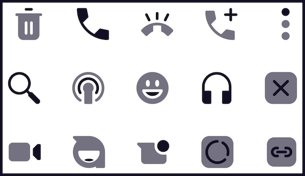 conjunto de iconos de redes sociales
