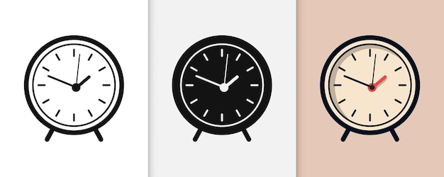 Conjunto de iconos de reloj