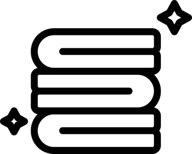 Conjunto de iconos de ropa bien plegada Ropa textil recién lavada Símbolo vectorial de vestuario y cubierta de cama organizados