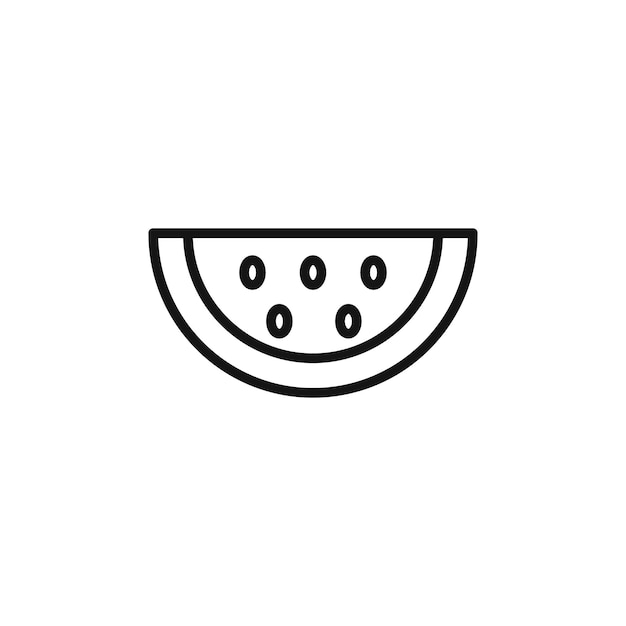 Conjunto de íconos de sandía Ilustraciones de frutas jugosas para proyectos culinarios y de salud de verano
