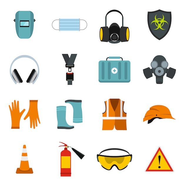 Vector conjunto de iconos de seguridad