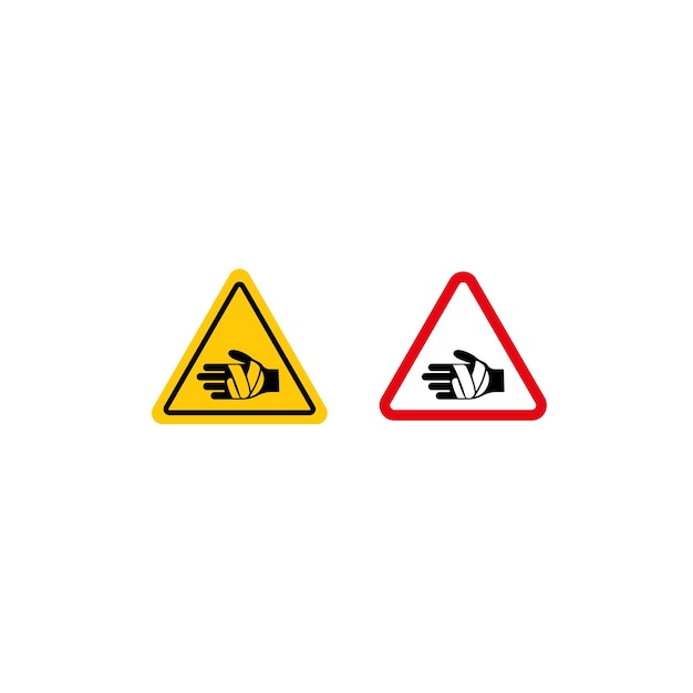 Conjunto de iconos de señales de peligro de quemaduras químicas Signo de vector de precaución contra las sustancias que causan quemaduras químicas en un estilo de relleno y contorno en negro Signo de medidas de seguridad para materiales corrosivos