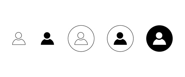 Conjunto de iconos de usuario Grupo de personas icono de usuario Icono de perfil de usuario Avatar icono de persona icono de perfil imagen
