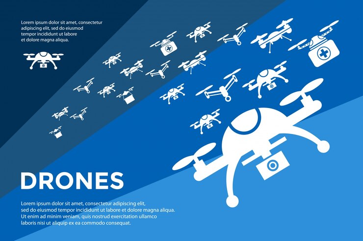 Vector conjunto de iconos de vector digital abejón volando conjunto de iconos