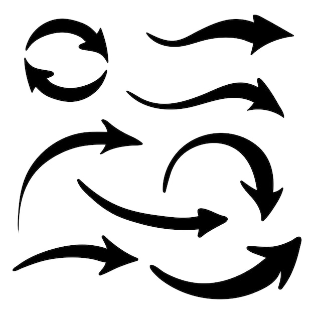 conjunto de iconos de vectores de flecha