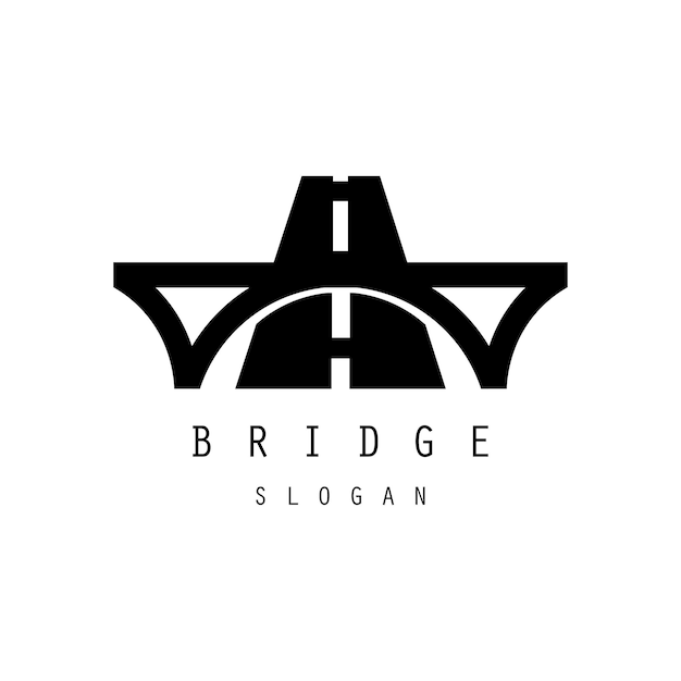 Conjunto de iconos vectoriales de puentes arquitectura ilustración colección de señales construcción símbolo o logotipo inspiración