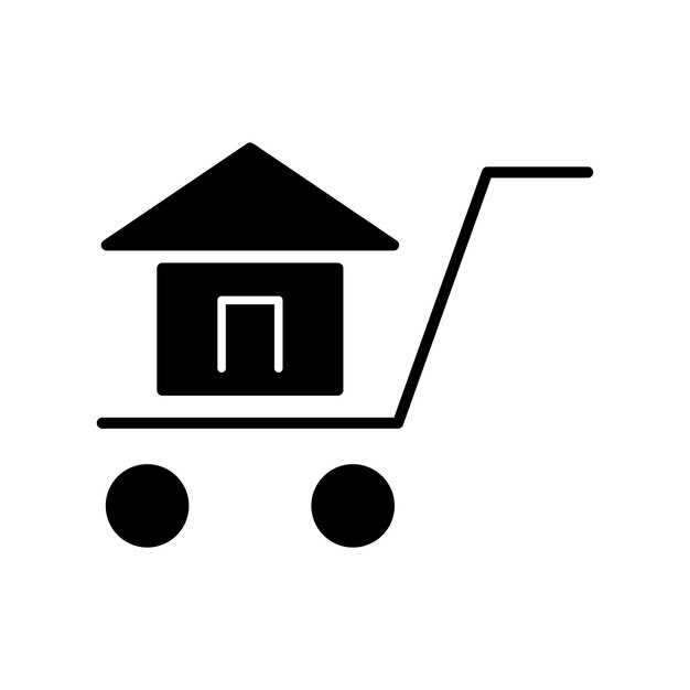 Conjunto de iconos web inmobiliarios en estilo de línea Iconos inmobiliarios para web y aplicación móvil Compra y venta