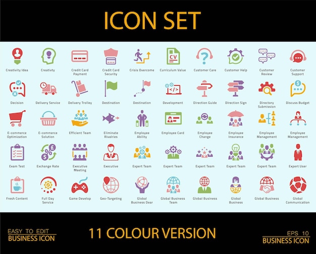 Conjunto de iconos