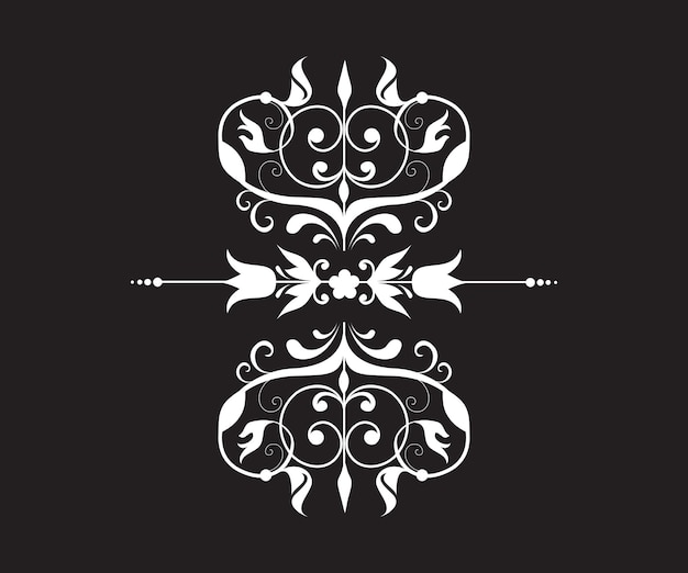 Un conjunto de ilustraciones de arte vectorial en blanco y negro