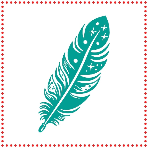 Conjunto de ilustraciones de plumas siluetas elegantes y modernas adecuadas para múltiples aplicaciones de diseño