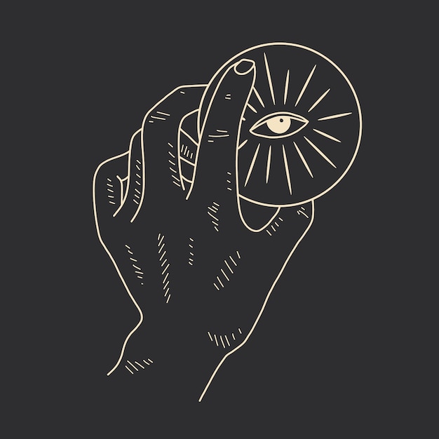 Conjunto de ilustraciones vectoriales de fases lunares Diferentes etapas de actividad de la luz de la luna en grabados antiguos