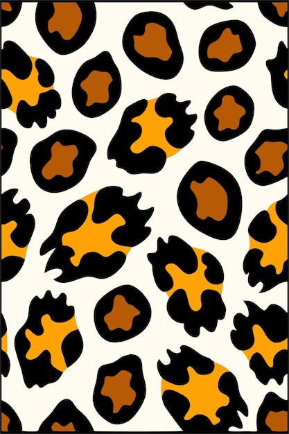 Conjunto de ilustraciones vectoriales de patrones sin costuras de pieles de animales