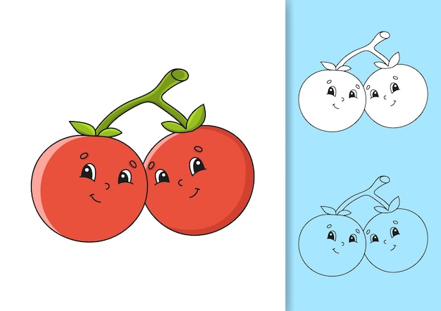 Conjunto de imágenes aisladas sobre fondo blanco y de color Elemento de diseño Estilo de dibujos animados de trazo negro
