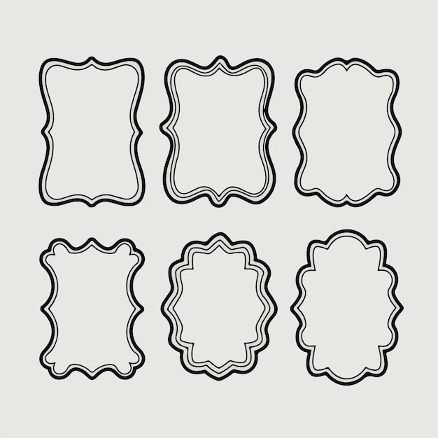 un conjunto de imágenes de diferentes diseños y formas