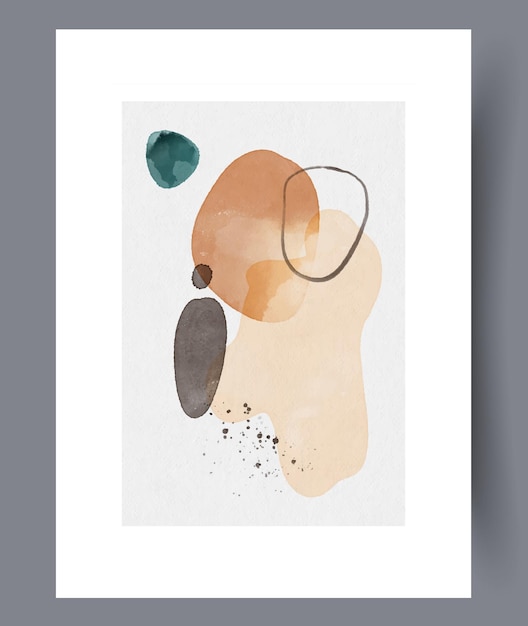 Conjunto de impresión de vector abstracto escandinavo