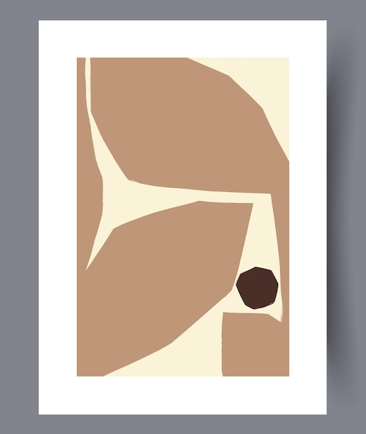 Conjunto de impresiones vectoriales abstractas escandinavas