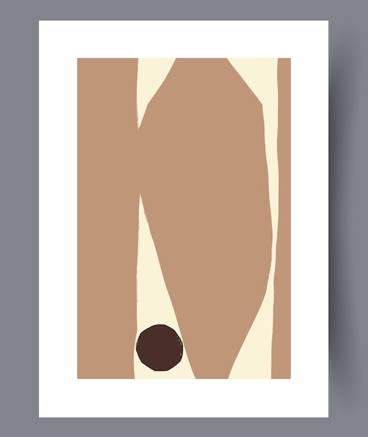 Conjunto de impresiones vectoriales abstractas escandinavas