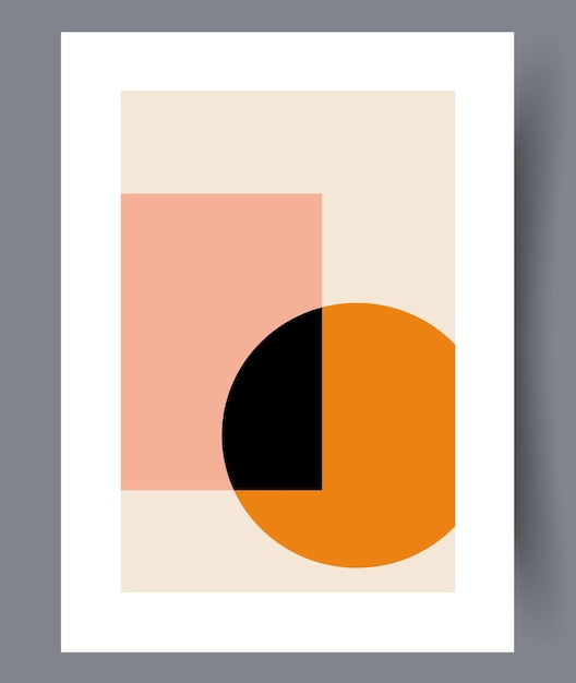Conjunto de impresiones vectoriales abstractas escandinavas