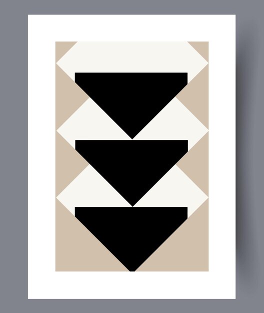 Conjunto de impresiones vectoriales abstractas escandinavas