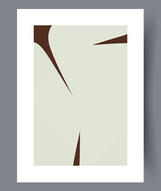 Conjunto de impresiones vectoriales abstractas escandinavas