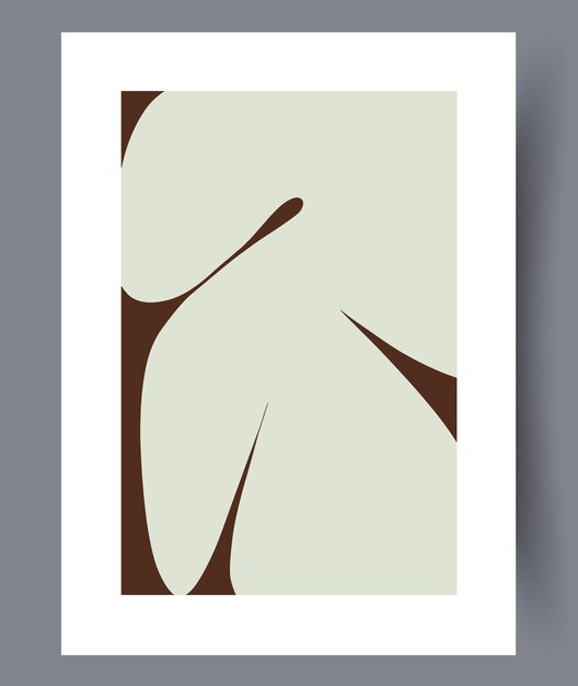 Conjunto de impresiones vectoriales abstractas escandinavas