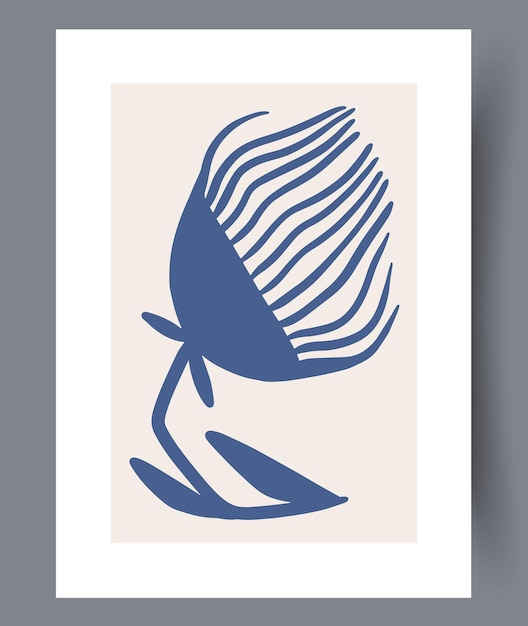 Conjunto de impresiones vectoriales abstractas escandinavas