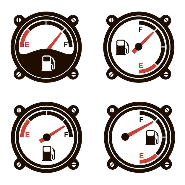 Conjunto de indicadores de combustible