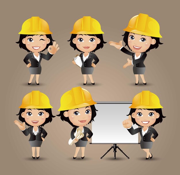 Conjunto, de, ingeniero
