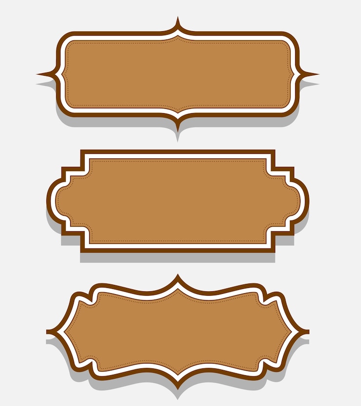 Conjunto de insignias antiguas