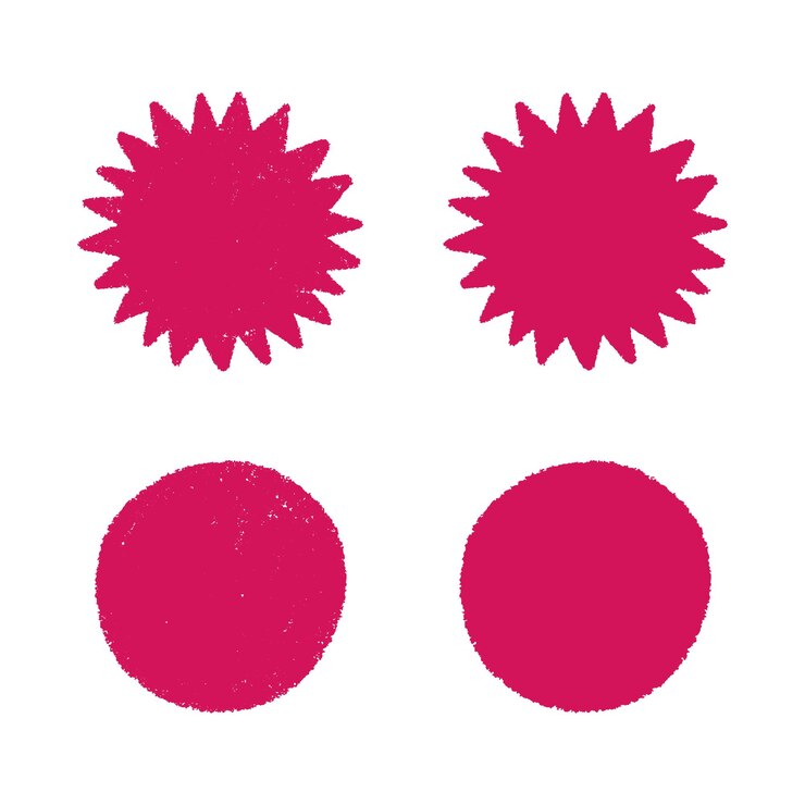 Conjunto de insignias de textura áspera