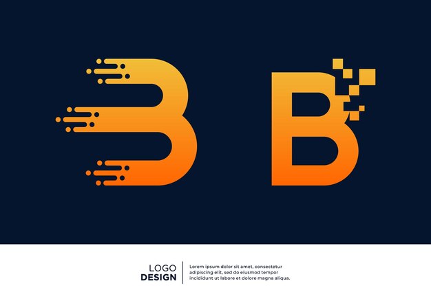 Conjunto de inspiración para el diseño del logotipo comercial de la letra Q