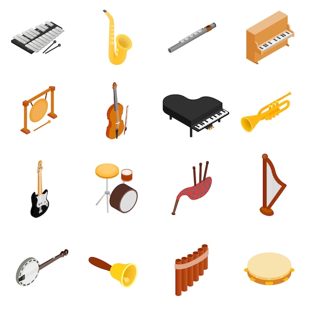 Conjunto de instrumentos musicales