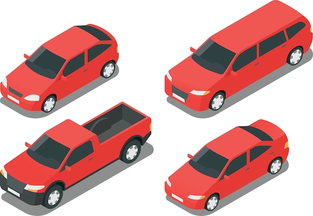Conjunto isométrico para automóviles familiares