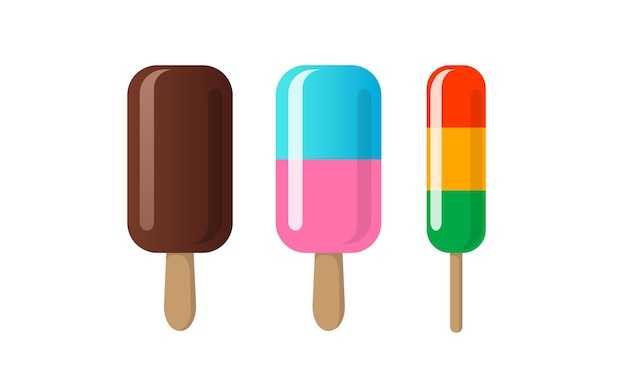 Conjunto de lápices Ilustración vectorial realista aislada sobre fondo blanco