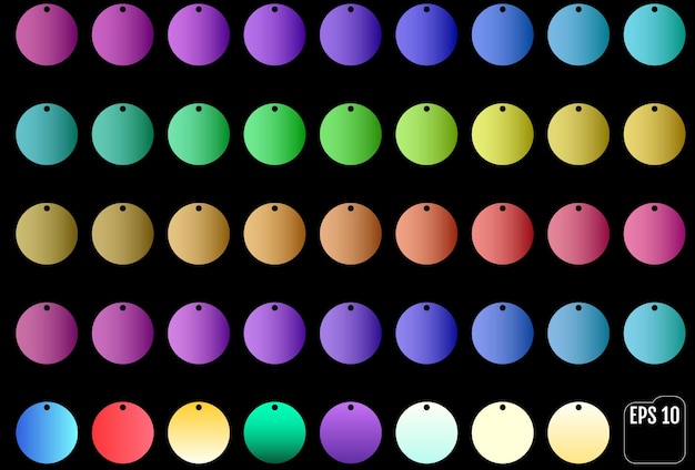 Conjunto de lentejuelas de colores diferentes. Accesorios de joyería.