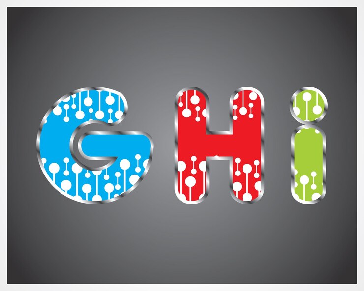Vector conjunto de letras del alfabeto de estilo doted multicolor de la a a la z