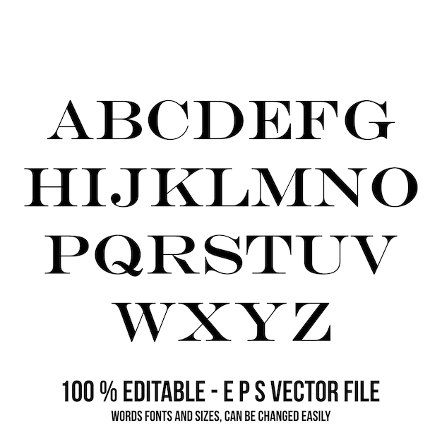 El conjunto de letras del alfabeto vectorial con mayúsculas hechas con líneas blancas se puede utilizar para la creación de logotipos en el público