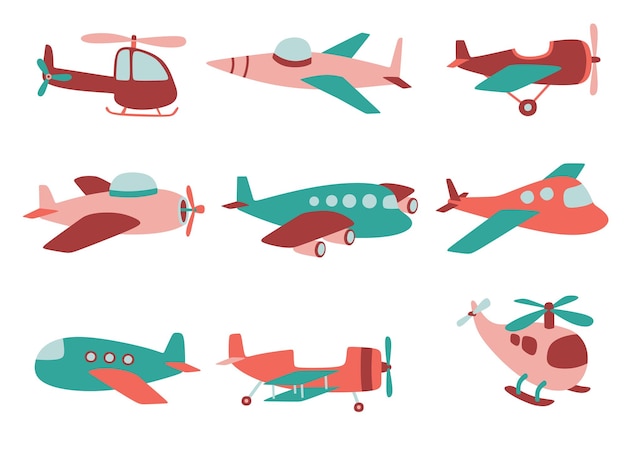 Conjunto de lindo avión