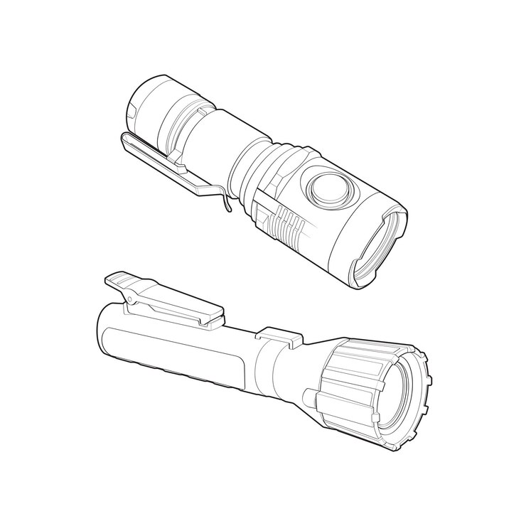 Vector conjunto de linterna line art colección de imágenes únicas para libros para colorear