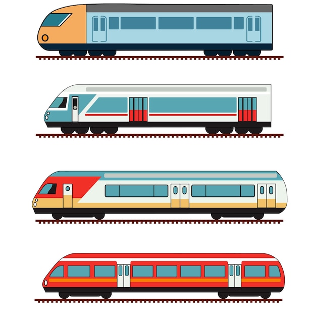 conjunto de locomotoras de alta velocidad