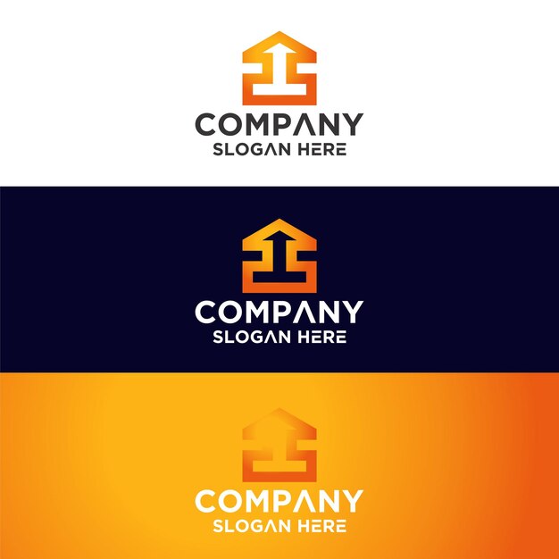 Conjunto de logo monograma premium