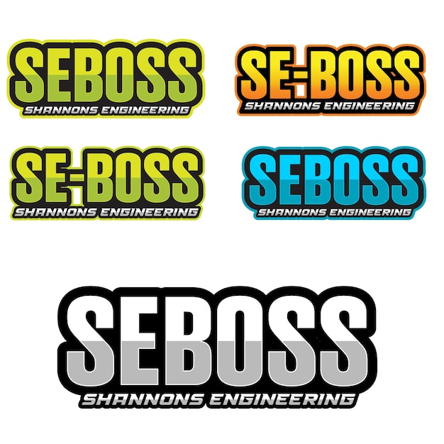 Un conjunto de logos para sego's.