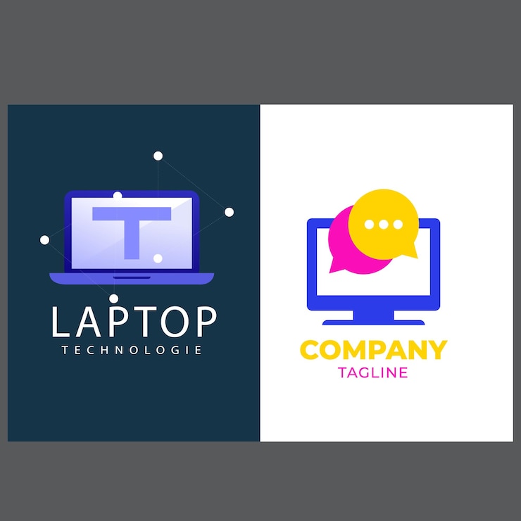 Vector conjunto de logotipo vectorial de ratón de computadora con diseños de concepto modernos ilustración para tecnología de computadora