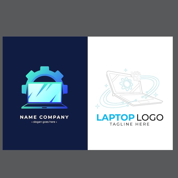 Conjunto de logotipo vectorial de ratón de computadora con diseños de concepto modernos ilustración para tecnología de computadora
